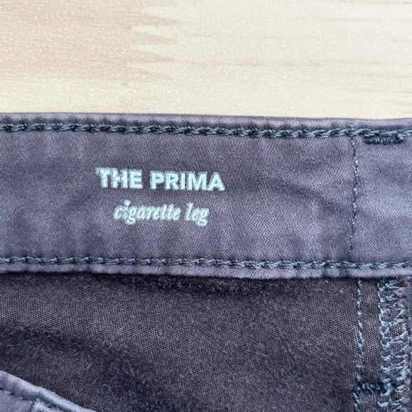 Adriano Goldschmied AG The Prima Mid-Rise Cigarette Leg Pants Charcoal Grey, 25R - Picture 4 of 15